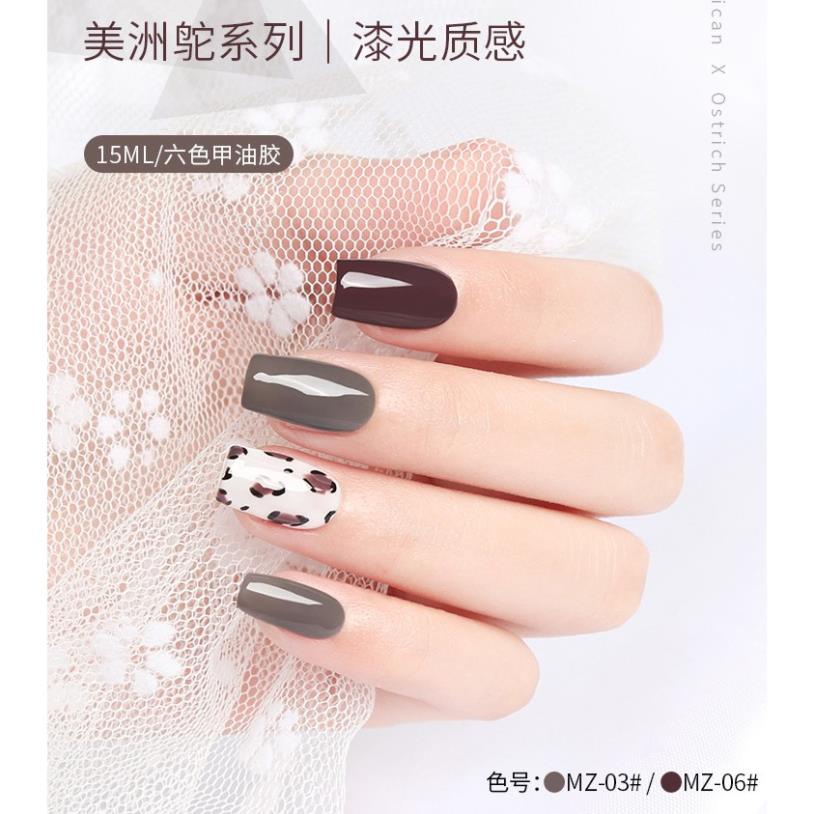 Sơn Gel AS vỏ đen Mã MZ ( Cam Kết Chính Hãng - làm khô sơn gel bằng máy hơ uvled )