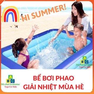 {FREESHIP} BỂ BƠI PHAO  AN TOÀN CHO BÉ ✅ Bể bơi cho bé bể bơi 1m2 Bể Bơi 1m3 Bể bơi 1m5
