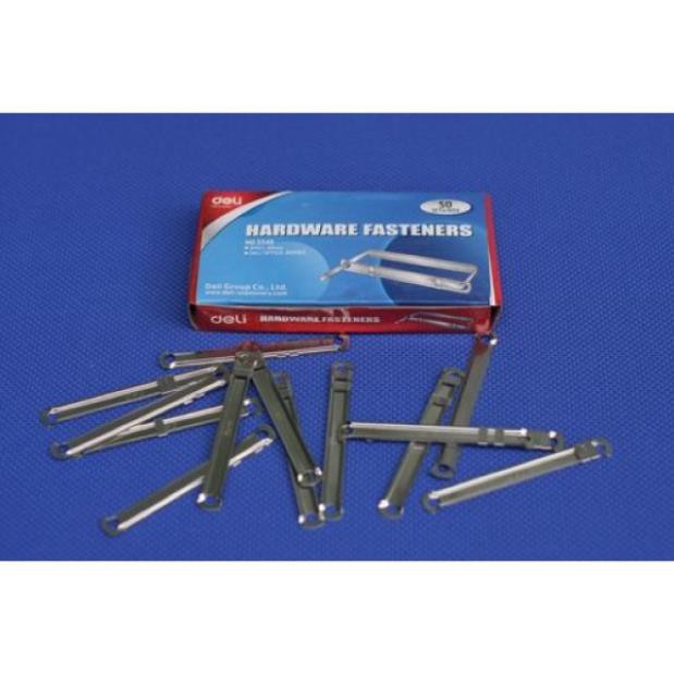 Kẹp tài liệu deli nhựa 554 - Kẹp tài liệu deli sắt 5549