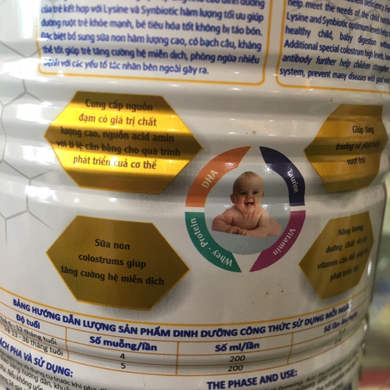 sữa bột y tế sure 100 kids gold 900 gam, ngọt thanh, tăng đề kháng và tăng cân tốt