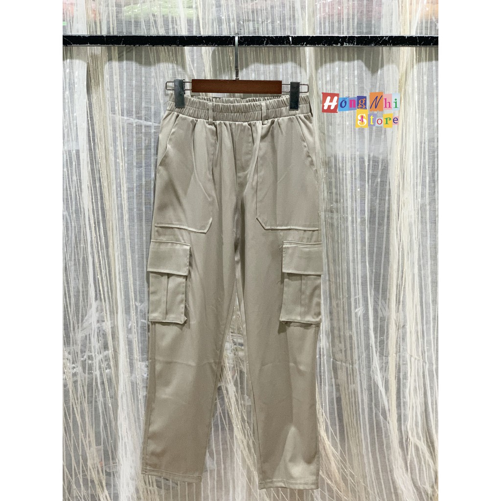 QUẦN KAKI 2 TÚI - QUẦN BOX PANT UNISEX MÀU GREY LIGHT TAN - MM