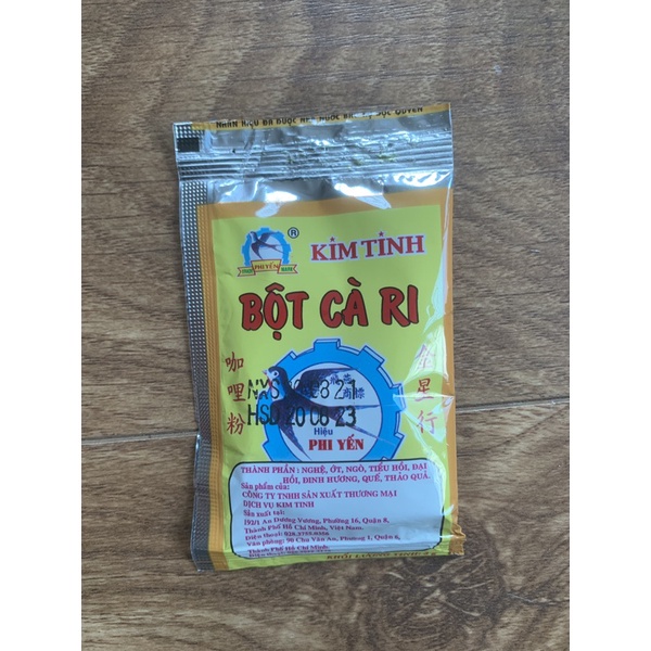 Bột cà ri (caribo) hiệu Kim Tinh gói 3g