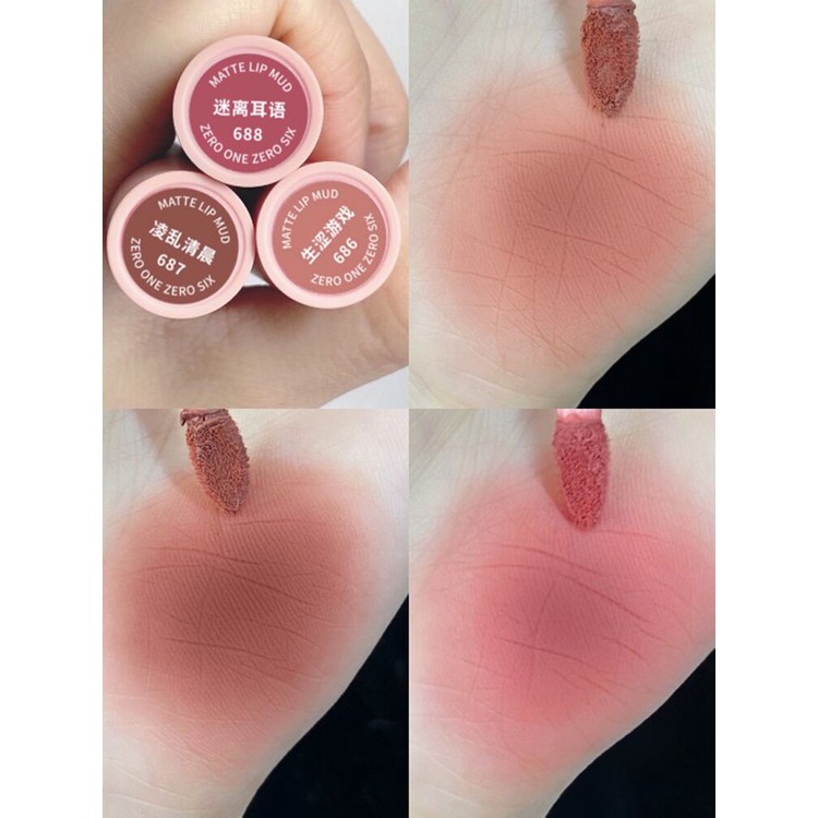 Son Kem Lì Zero One Zero Land 0106 Màu Đào Không Khô Môi Cho Học Sinh