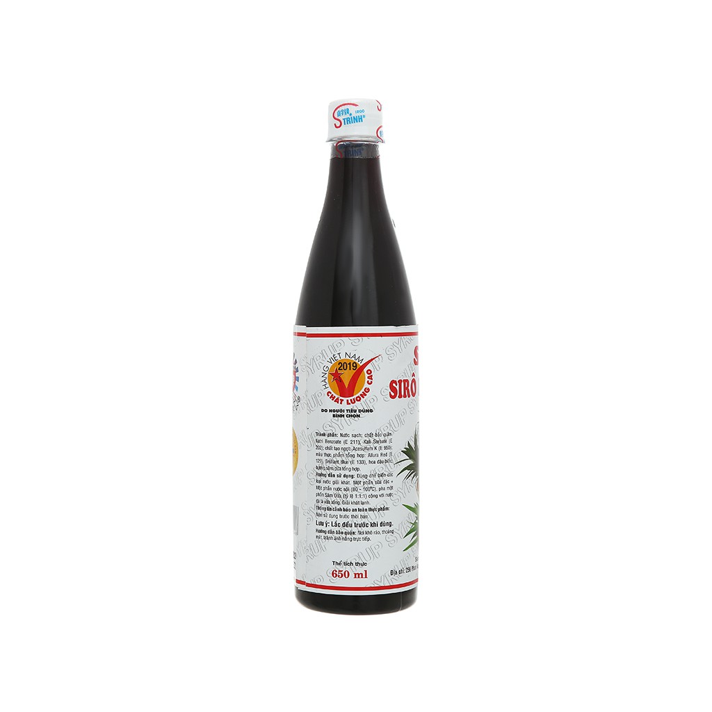 Sirô hương sâm dứa Trinh 650ml
