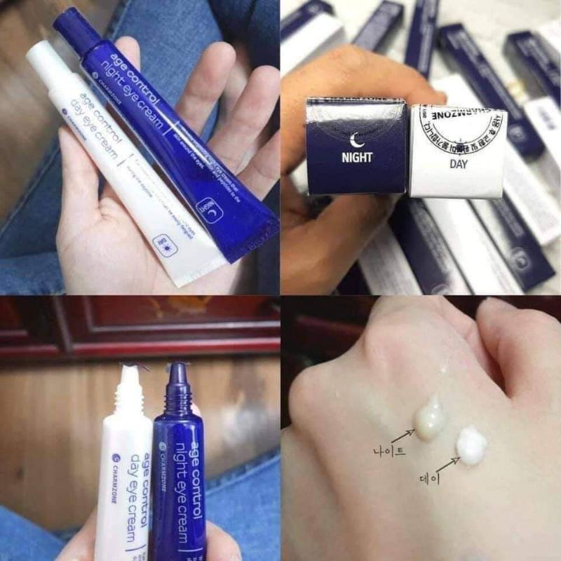 Kem mắt ngày và đêm Charmzone Age Control Day/ Night Eye Cream