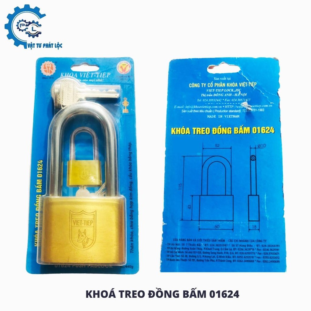 Ổ khóa Việt Tiệp 4P, 5P, 6P, chống cắt