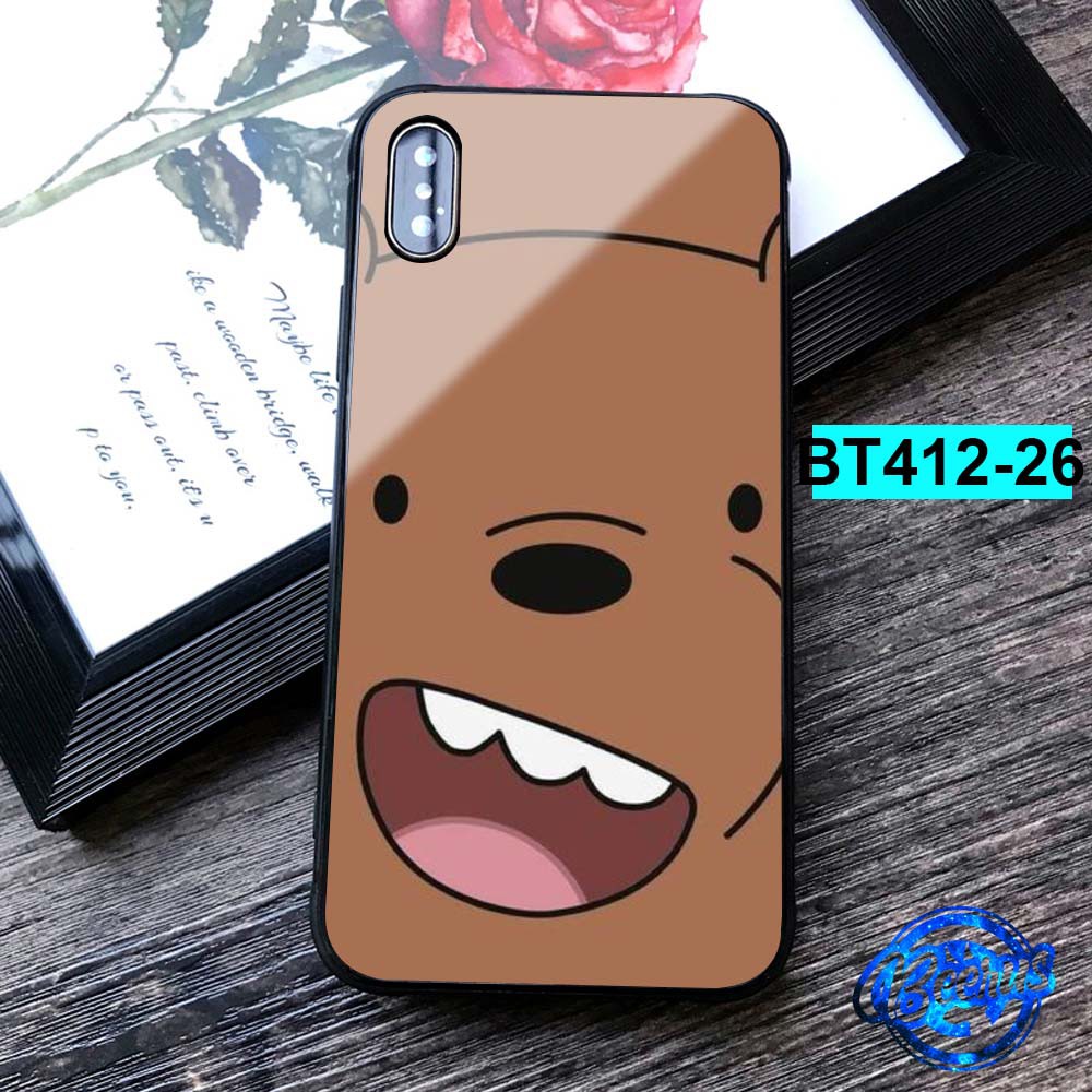 [FREESHIP từ 50K] [ iPhone ] Ốp Lưng Kính Cặp Đôi Ice Bear & Grizzly - Kính chống xước, chất dày đẹp