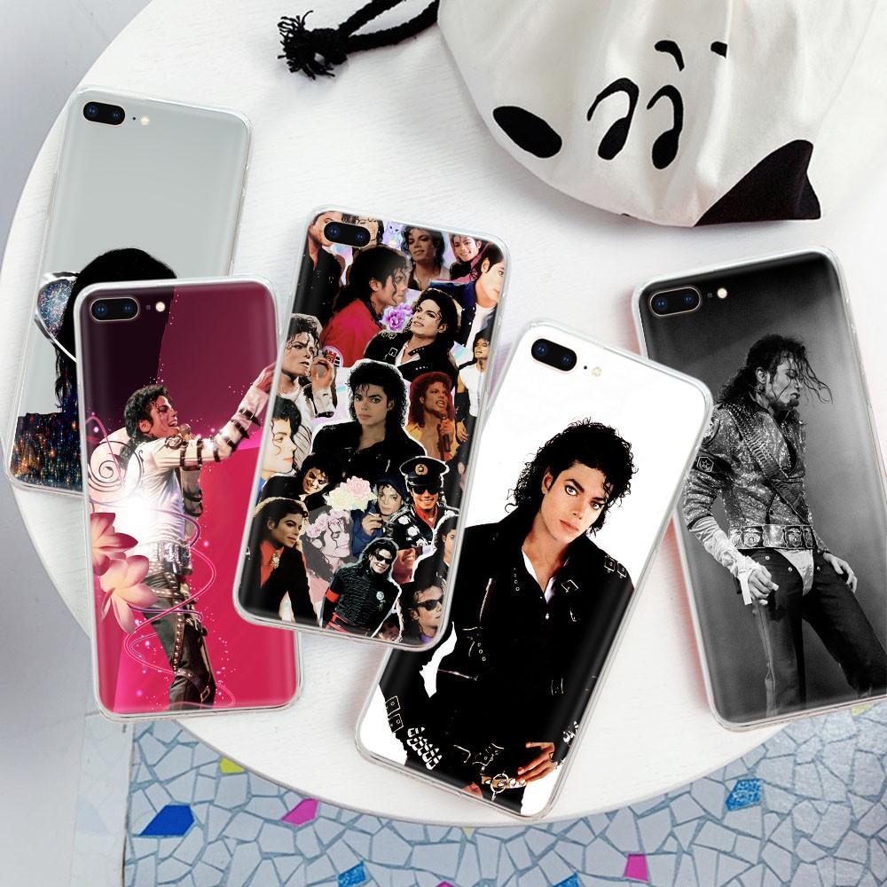 Ốp Lưng In Hình Ca Sĩ Michael Jackson Cho Iphone 6s 6 8 7 Plus 5 5s Se 5c 4 4s