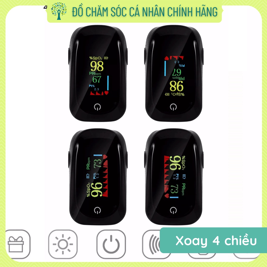 Máy đo SPO2, Máy đo nồng độ oxy trong máu và nhịp tim Pulse oximeter TFT