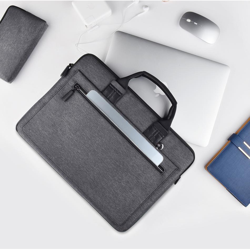 Túi xách + túi đựng sạc cho Macbook - Laptop 13.3inch -15.6 inch Wiwu Anthena Carrying