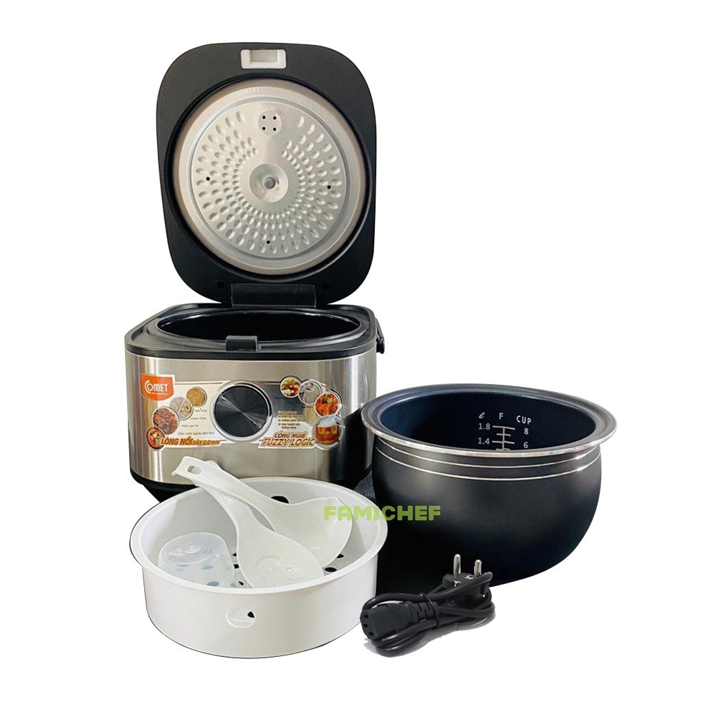 Nồi cơm điện tử nắp gài Comet CM8088 1.8 lít - Màu ngẫu nhiên | BigBuy360 - bigbuy360.vn