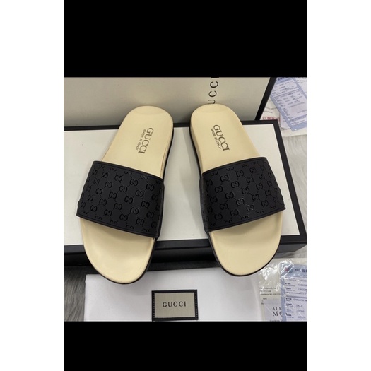 Dép nam quai ngang cao cấp gucci hoạ tiết hàng đẹp cam kết y ảnh ( ảnh thật)