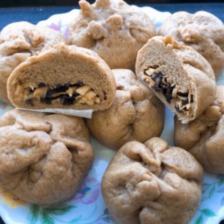 1kg Bột BÁNH BAO nguyên cám ăn kiêng giảm cân Eatclean