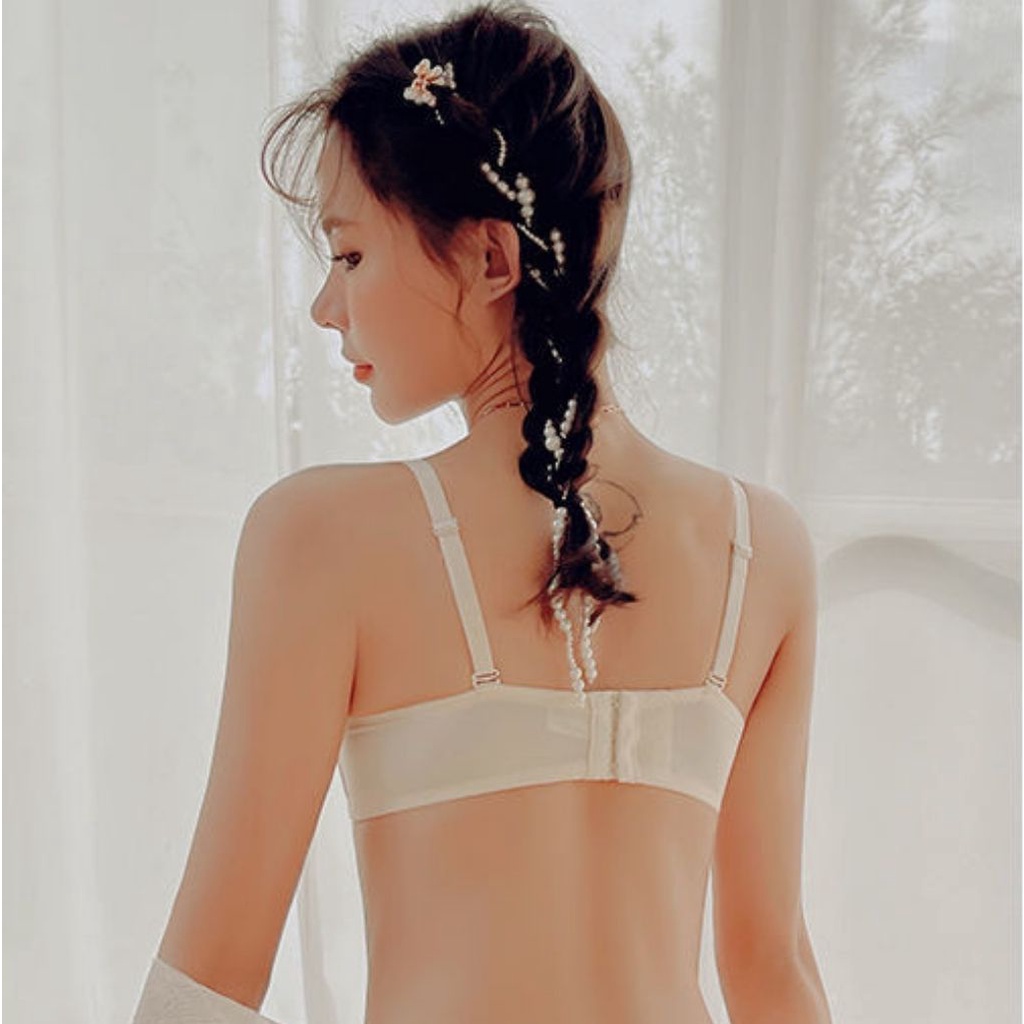 Áo ngực nữ không gọng đệm mỏng ôm ngực, áo lót ren hoa gợi cảm DOPICO A2004