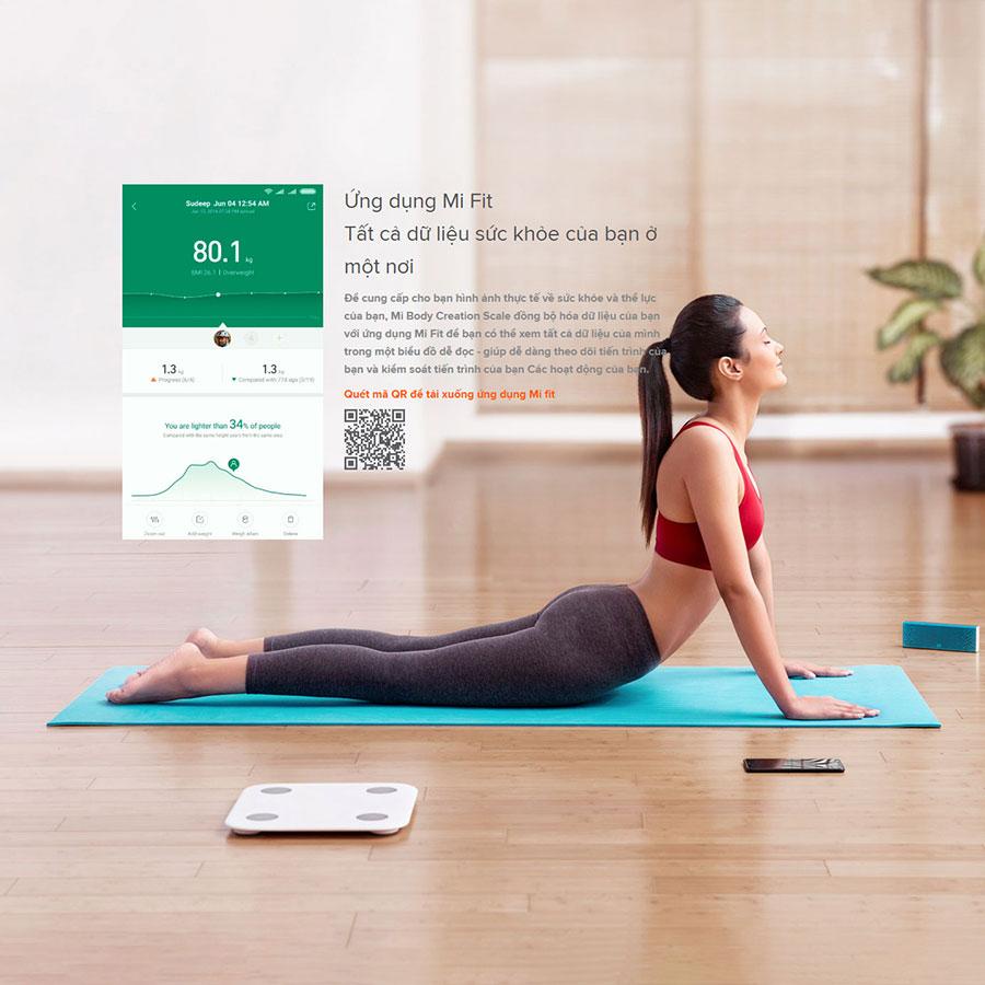 Cân điện tử thông minh Xiaomi Mi Body Composition Scale 2 - Bảo hành 3 tháng