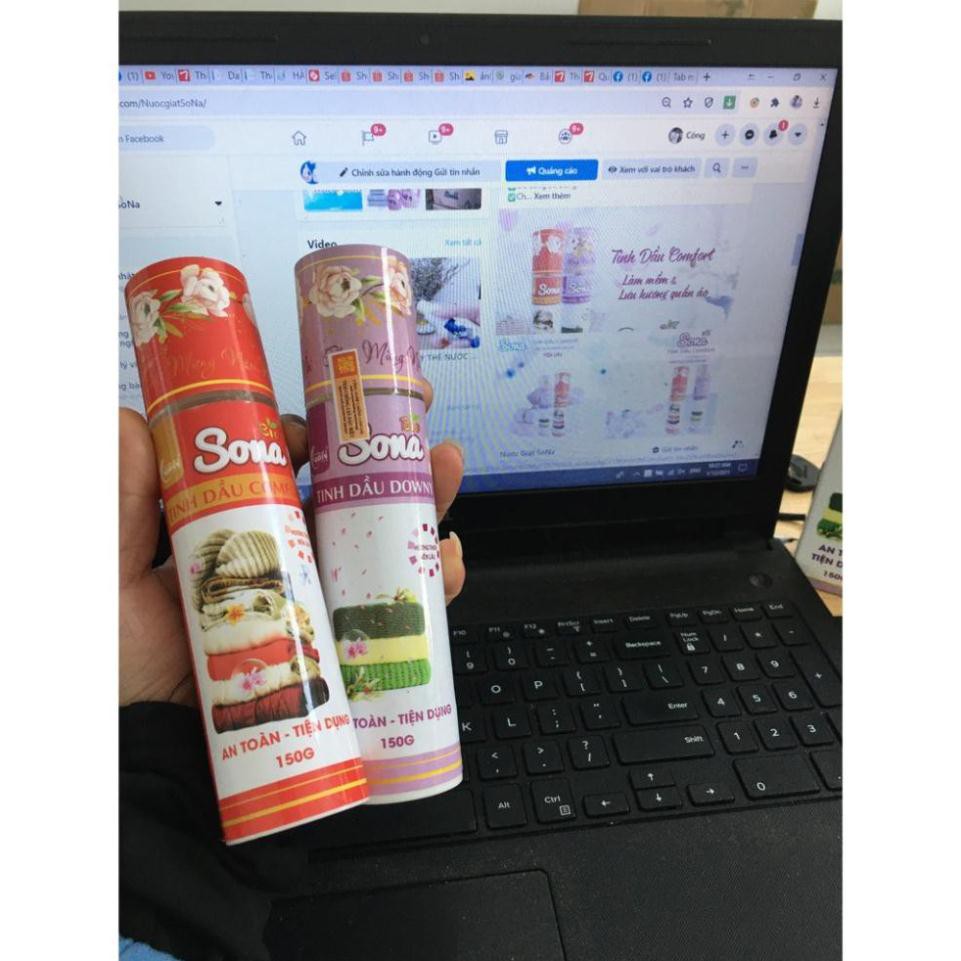 Combo 2 chai Xả Vải Khô SONA 150ml Hương Comfort BaBy