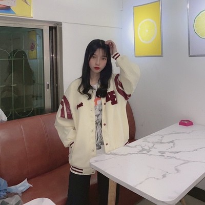 (K1) áo khoác bomber bóng chày thêu chữ size M đến 2xl(kèm video ảnh khách mặc size M L ) | BigBuy360 - bigbuy360.vn