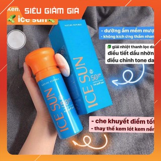 Kem Chống Nắng ICE Sun Hàn Quốc Màu Xanh 2020