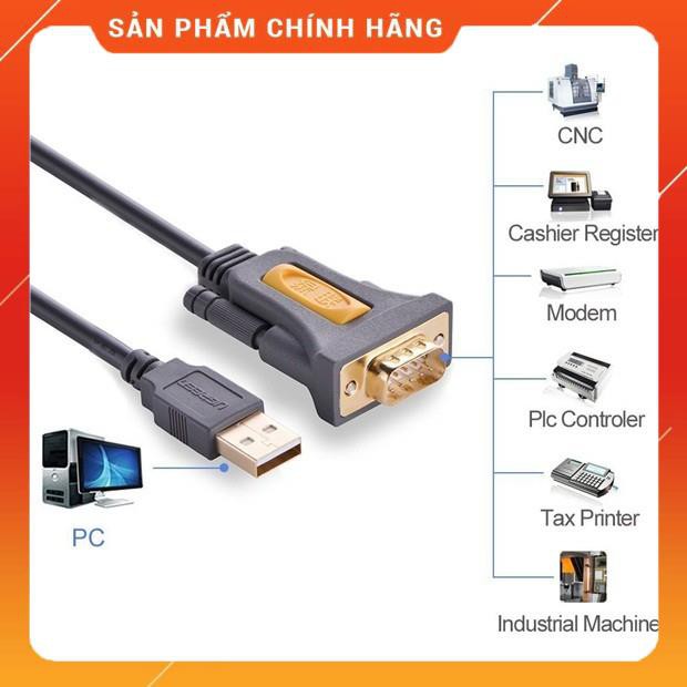 Dây chuyển USB sang Com RS232 3m UGREEN 20223 dailyphukien