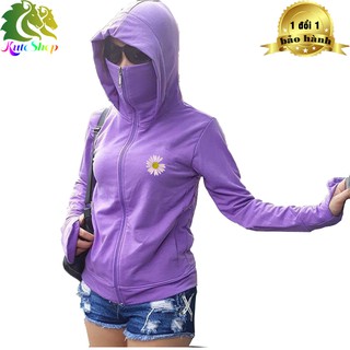  Áo khoác chống nắng cao cấp xuất khẩu 3 trong 1 tay dai khẩu trang