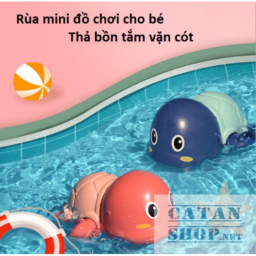 Đồ chơi thả bồn tắm hình Con Rùa mini siêu đáng yêu cho bé,  &lt;br&gt; Rùa bơi vặn cót GD310-RuaBoi ( màu ngẫu nhiên)