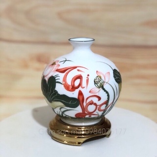 Bình hút lộc mini gốm sứ Bát Tràng