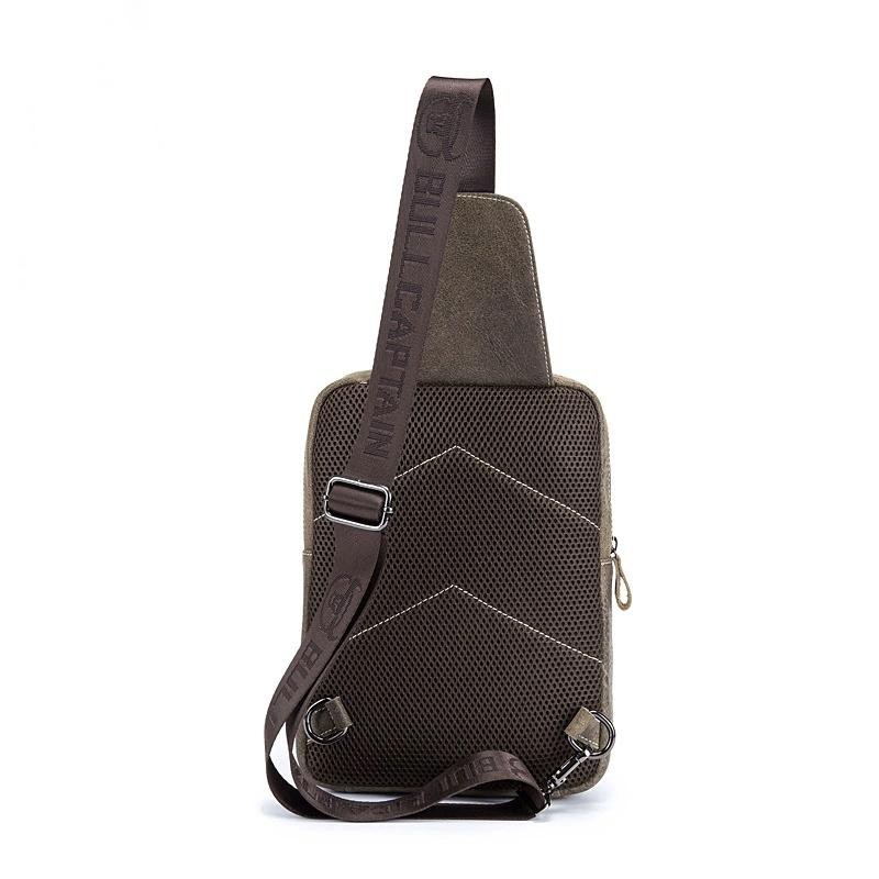 Túi đeo chéo nam thể thao cực chất da bò sáp nổi tiếng - đựng vừa máy tính 10 inch - đẳng cấp phong cách TC50