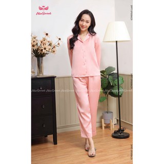 Bộ Đồ Ngủ Màu Hồng Trơn KL