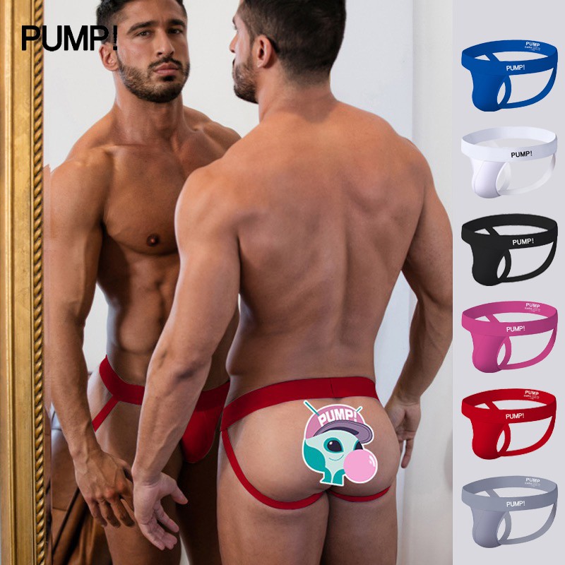 PUMP Đồ lót nam Sexy Thấp eo Jockstrap G-String Thongs