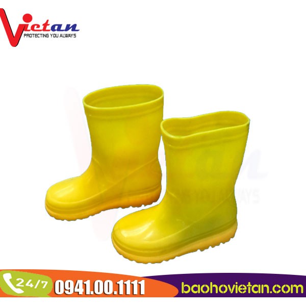 Ủng cao su/ Bốt cao su đi mưa em bé - Hình thật 100%