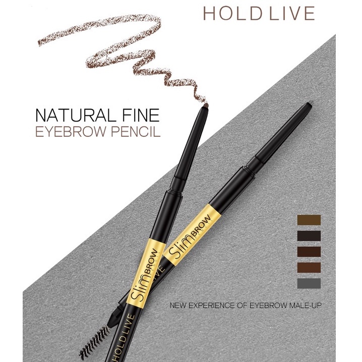Chì Kẻ Mày Siêu Mảnh 2 Đầu Tiện Lợi Hold Live Slim Brow