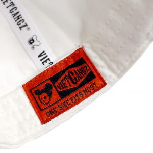 White Snapback w Logo VIETGANGZ