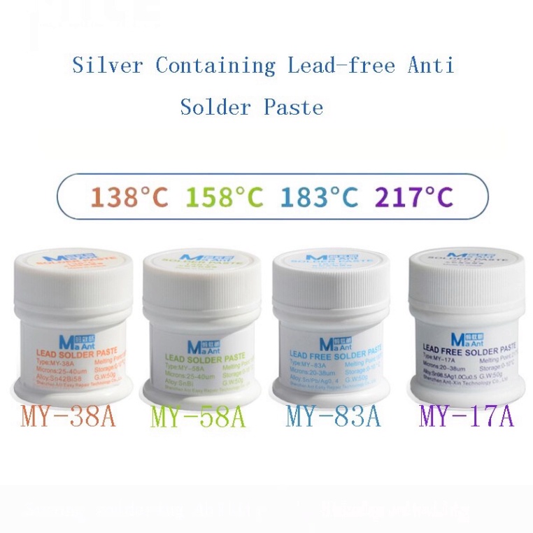 Thiếc hàn bột MaAnt Solder Paste  50g