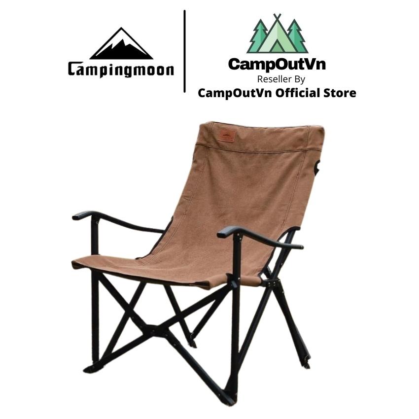 Ghế cắm trại dã ngoại campingmoon campoutvn cắm trại du lịch ghế câu cá F-1003C-H