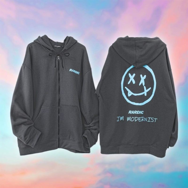 Áo khoác Nỉ bông Hoodie zip RARDIC Form Rộng (Ảnh thật) | BigBuy360 - bigbuy360.vn