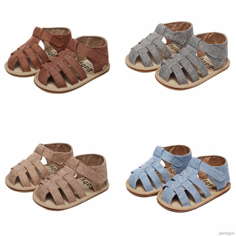 Xăng đan đế cao su mềm chống trượt cho trẻ tập đi