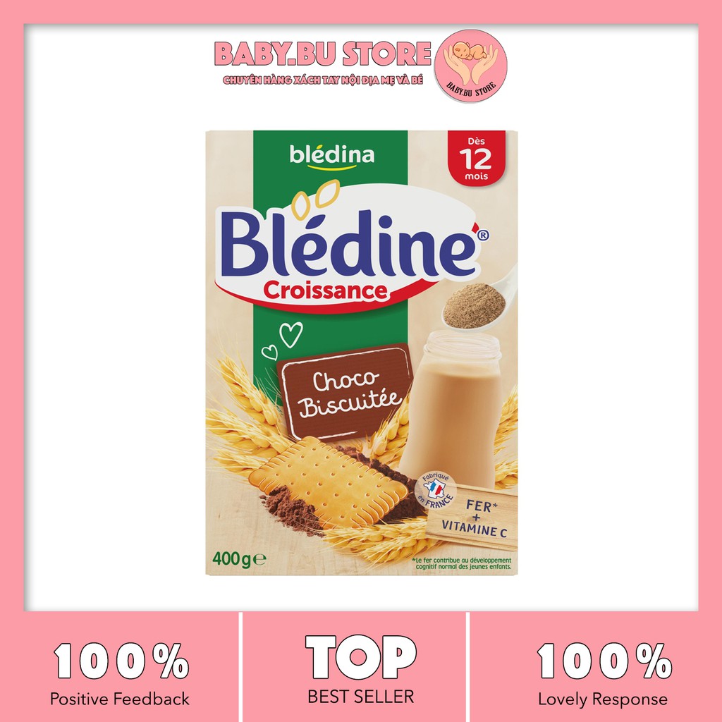 Bột pha sữa Bledina Pháp cho bé từ 12 tháng hộp 400gr [HSD năm 2020]