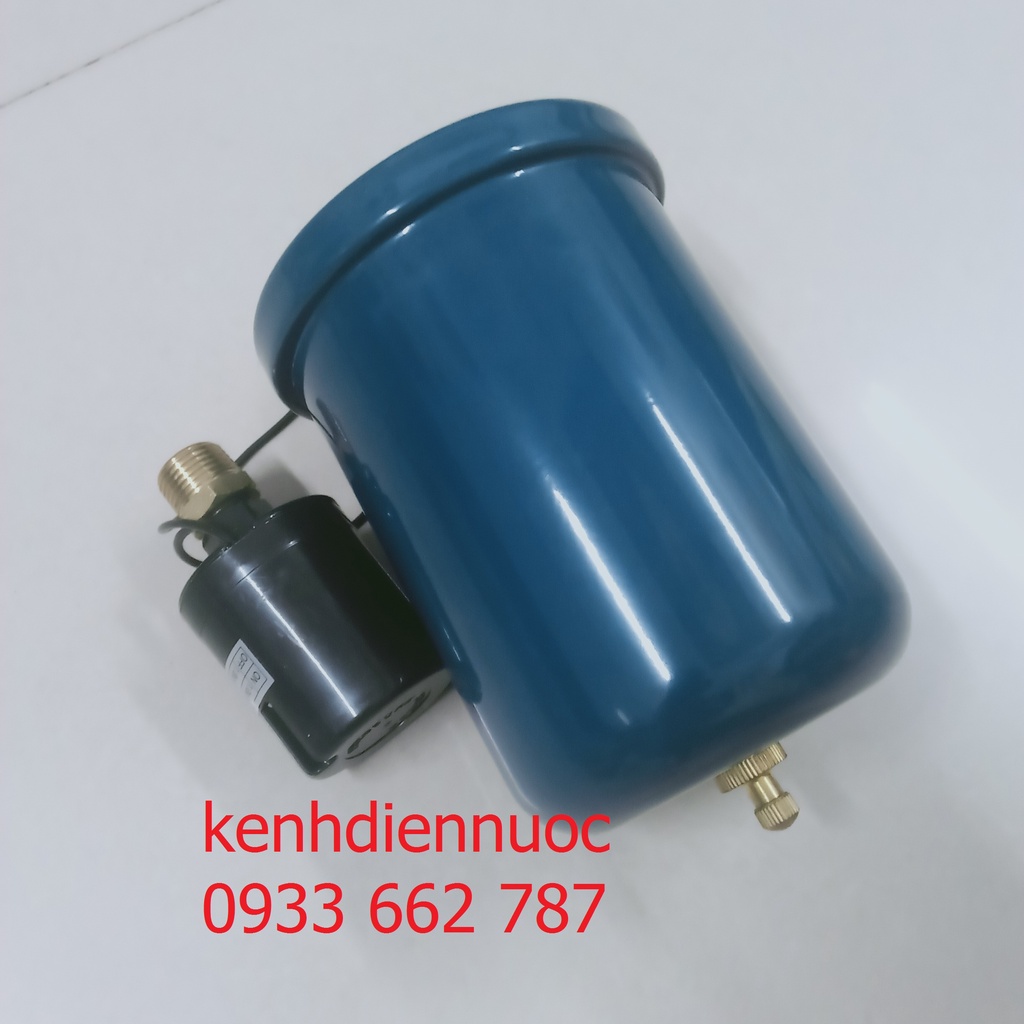 Combo rơ le và bình áp dùng chế máy bơm tăng áp gia đình