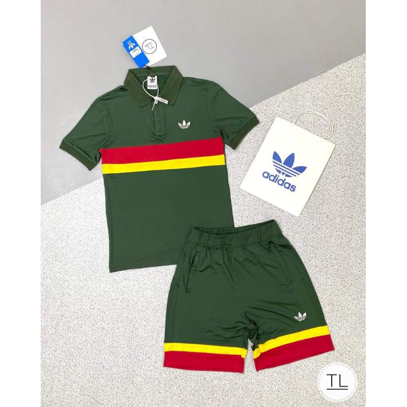 Set quần áo polo ngắn thời trang nam ADIDAS | BigBuy360 - bigbuy360.vn