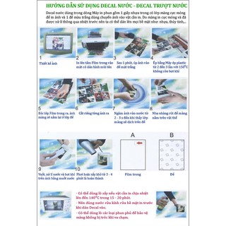 Decal trượt nước cao cấp