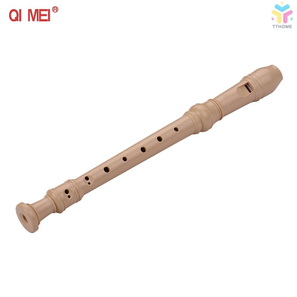 Cây sáo QIMEI QM8A-4B phong cách Baroque 8 lỗ làm bằng ABS kèm cọ vệ sinh