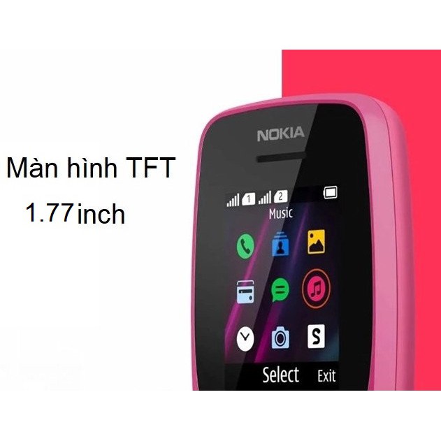 ĐIỆN THOẠI NOKIA 2 SIM NOKIA 110 - HÀNG CÔNG TY LIKE NEW - Được Chọn Phụ Kiện