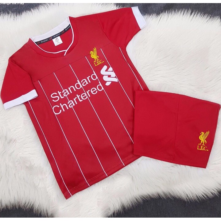 𝐓ế𝐭 giảm sâu 12-12 BỘ QUẦN ÁO BÓNG ĐÁ TRẺ EM LIVERPOOL MÀU ĐỎ 2019 2020 ` ^ . !