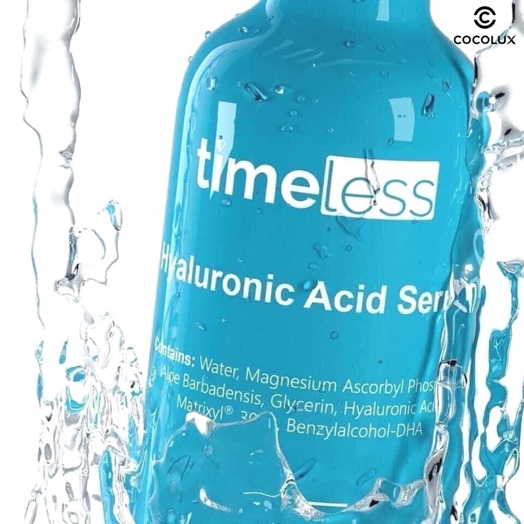 [Công Ty, Tem Phụ] Tinh Chất Cấp Ẩm Sáng Da Timeless Hyaluronic Acid + Vitamin C [Cocolux]