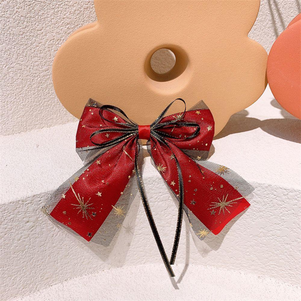 Kẹp Tóc Hình Nơ / Ngôi Sao / Nơ Xinh Xắn Cho Nữ