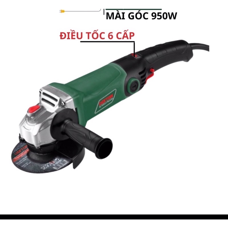 Máy mài cầm tay dekton DK - AG 950, có điều chỉnh tốc độ