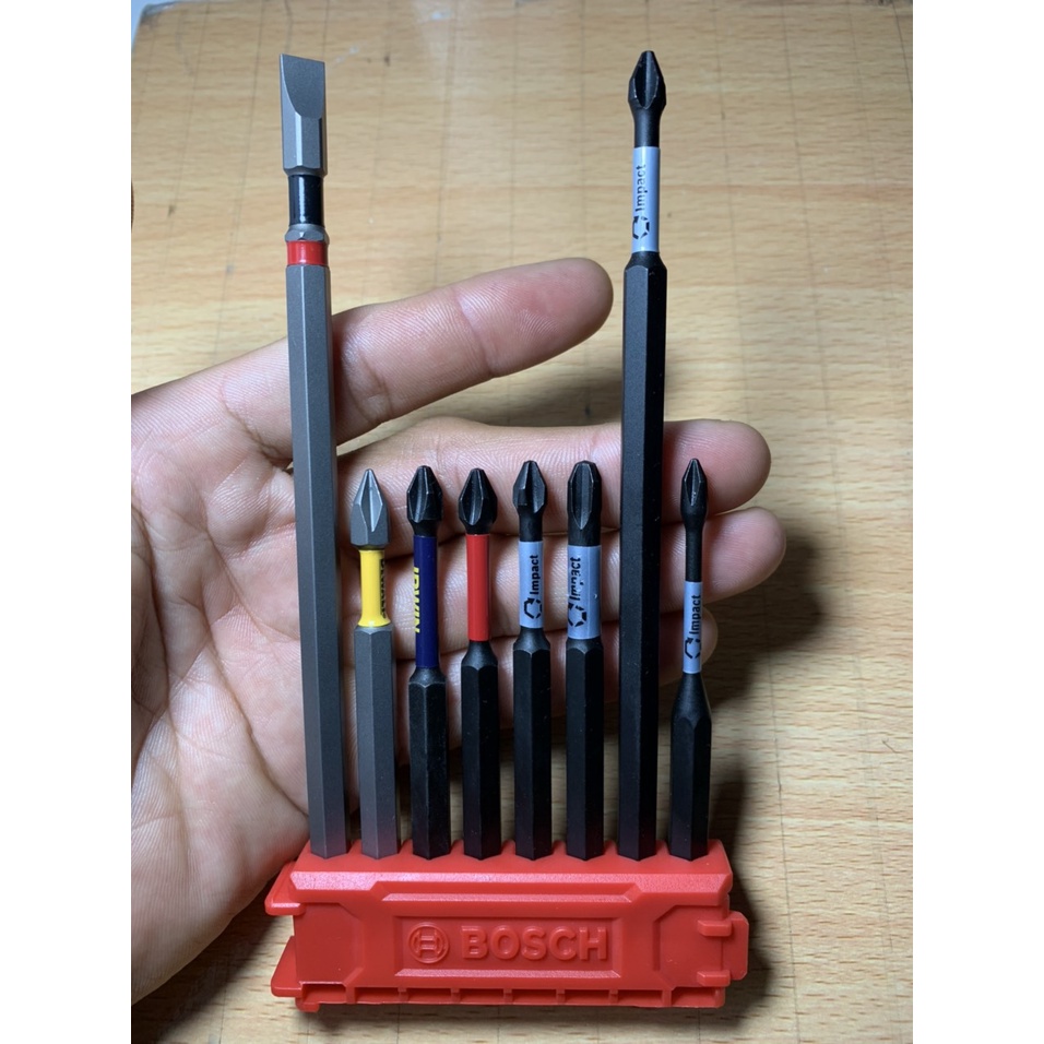 Bộ mũi vít PH1 - PH2 - PH3 - SL8 - mũi vít điện tử chính hãng có từ