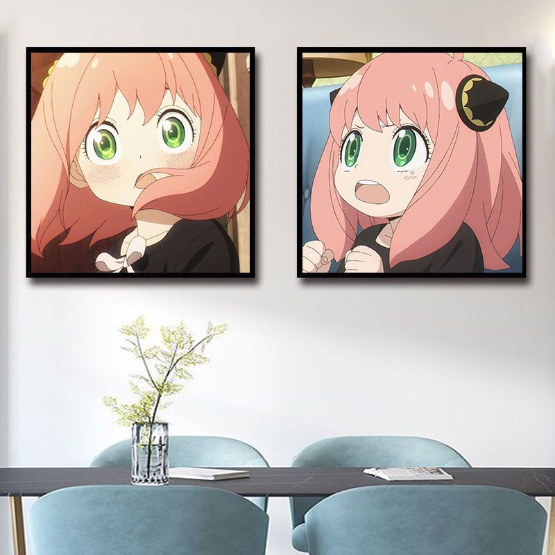 Bộ tranh sơn dầu acrylic Hamlet tô màu theo số hình nhân vật Aniya làm quà tặng dành cho trẻ em cỡ 20 * 20/30 * 30 cm