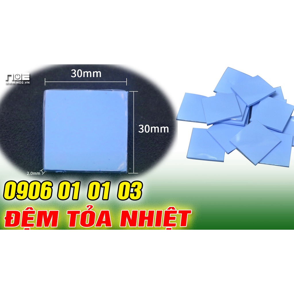 10 Miếng Đệm Tản Nhiệt SSD, VGA , Chipset, Chính hãng