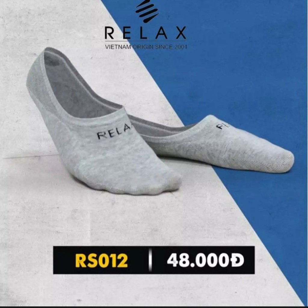 VỚ CHÂN, TẤT CHÂN NAM, CỔ LƯỜI, KHỬ MÙI CHÓNG HÔI CHÂN CAO CẤP RELAX RS012